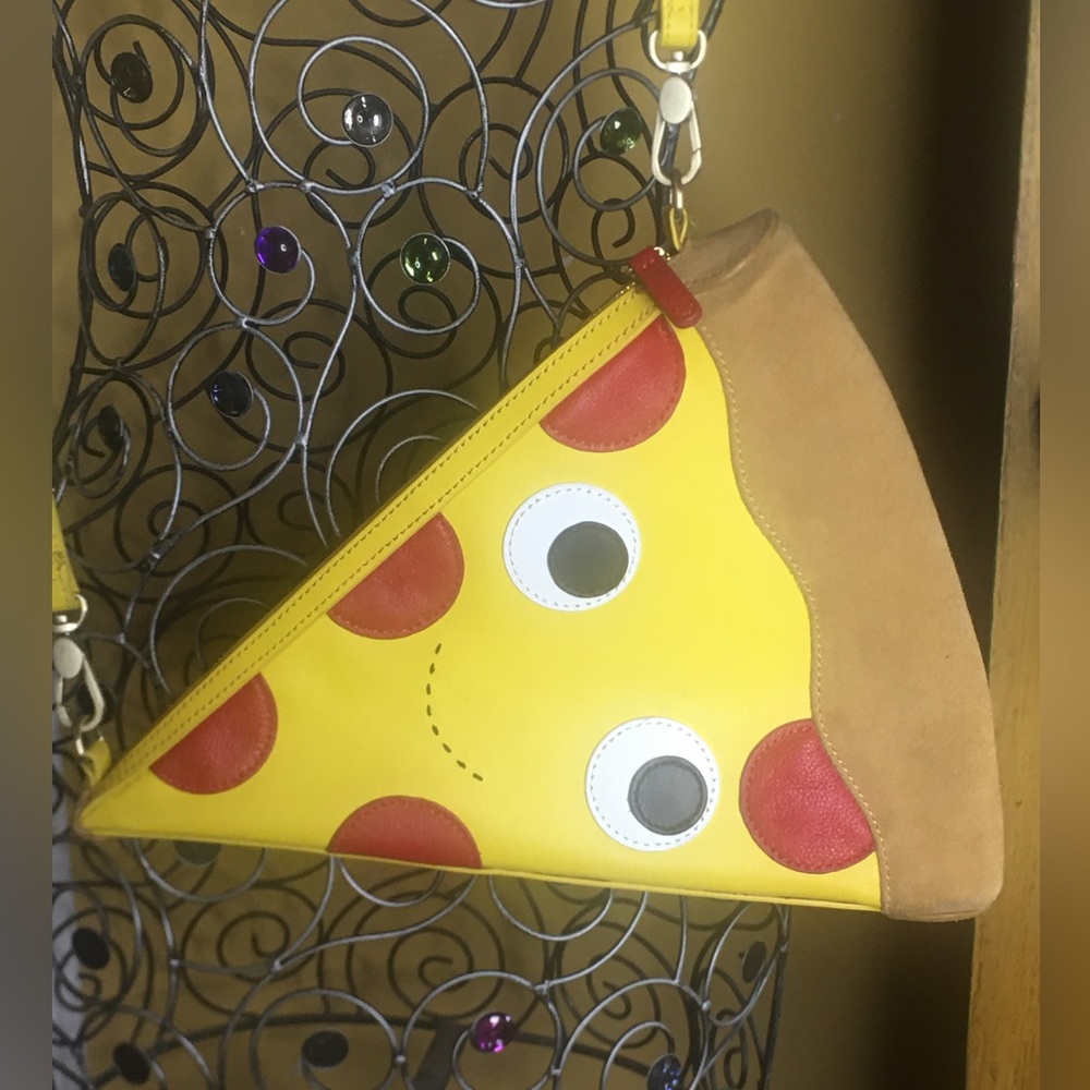 Yummy World Pizza Clutch Purse Bag